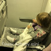Гамак в самолет mini цветочки