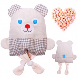 Игрушки  с вишневыми косточками мишка